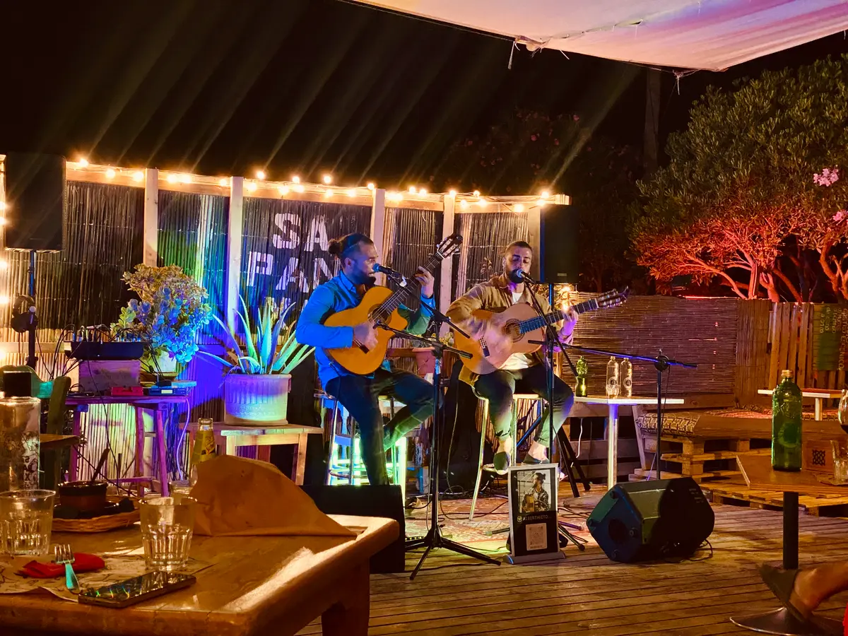 Live music at Sa Panxa in Sant Ferran, Formentera